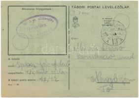 1941 Boldog Karácsonyi és Újévi Ünnepeket az orosz földről. A Haditudósító Szd. kiadása / WWII Hunga...