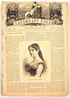 1888 A Vasárnapi Újság számai július 29-től december 23-ig egybefűzve, sérült, széteső állapotban