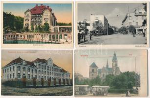 25 db RÉGI történelmi magyar város képeslap vegyes minőségben / 25 pre-1945 town-view postcards from the Kingdom of Hungary