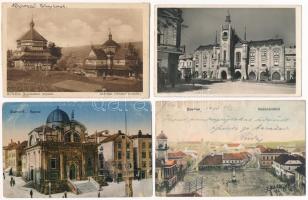 25 db RÉGI történelmi magyar város képeslap vegyes minőségben / 25 pre-1945 town-view postcards from...