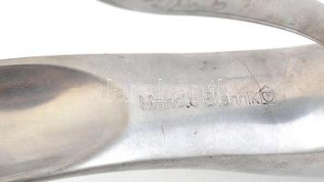 Manolo Blahnik fém cipőkanál, jelzett, kopásnyomokkal, karcolásokkal, h: 32 cm