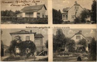 1918 Balatonlelle-gyógyfürdő, Szikray nyaralók. Wollák József utóda kiadása
