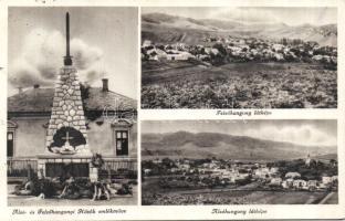 Alsóhagony, Felsőhagony katonai emlékművel