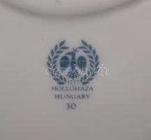 2 db Hollóházi porcelán pálinkás butéla hozzá két ón és egy  kerámia  kupica