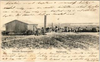 1903 Dunavecse, hajóállomás. Wolff Arthur fényképész