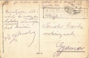 1917 Lady. Italian art postcard. Uff. Rev. Stampa 238-3. s: A. Bertiglia + "M.KIR. 17. HONV. GY...