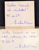 Antal Imre (1935-2008) zongoraművész, televíziós személyiség, színész, humorista 2 db fotója és őt á...