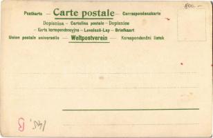 1906 Lady with flowers, litho (EK)