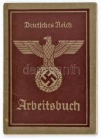 cca 1940 Német munkakönyv / German Labour pass