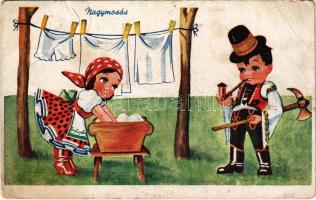 Nagymosás / Hungarian folklore, laundry (EB)