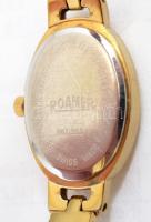 Női Roamer kvarc karóra, fém szíjjal, működik, karcos, enyhén kopottas állapotban, számlap mérete: 1...