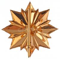 1976. "A Magyar Népköztársaság Zászlórendje" aranyozott, zománcozott tombak kitüntetés, ne...