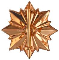 1976. "A Magyar Népköztársaság Zászlórendje" aranyozott, zománcozott tombak kitüntetés, ne...