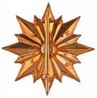 1976. "A Magyar Népköztársaság babérkoszorúval ékesített Zászlórendje" aranyozott, zománco...