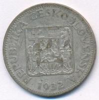 Csehszlovákia 1932. 10K Ag T:3 
Czechoslovakia 1932. 10 Korun Ag C:F Krause KM#15