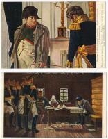 Napoleon 4 db Verescsagin festmény lap