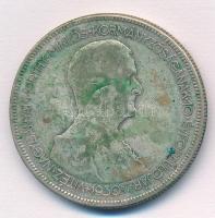 1930. 5P Ag "Horthy jobbra" T:3 patina Adamo P8