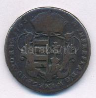 1763. 1 Denár Cu "Mária Terézia" T:2- Huszár: 1756., Unger III.: 1278