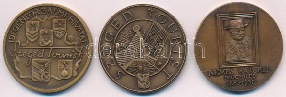 Tóth Sándor (1933-) DN "Szeged Tourist - Idegenforgalmi Hivatal / Ópusztaszer 896" Br emlé...