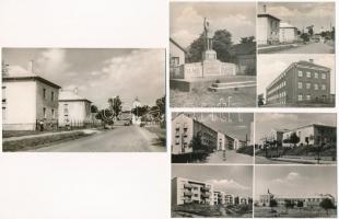 Lőrinci, Petőfi bánya részletek, Petőfi szobor - 3 db modern Képzőművészeti Alap Kiadóvállalat képeslap / 3 modern postcards