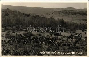 Mátra, Mária csodaforrás, búcsú. Fényképezte és kiadja Sztanek Ede