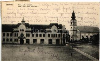 1922 Szentes, Római katolikus templom és elemi népiskola
