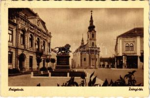 1943 Szigetvár, Zrínyi tér, templom