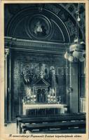 1937 Szombathely, Papnevelő Intézet kápolnájának oltára, belső