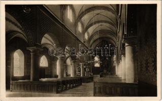 1937 Tatabánya, Magyar Általános Kőszénbánya Részvénytársulat római katolikus templom,a belső
