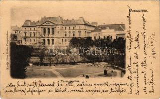 1902 Veszprém, Vármegyeház. Pósa Endre kiadása
