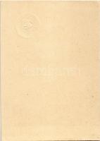 Kézzel rajzolt és festett cserkész művészlap. Diósgyőri Papírgyár / Hungarian hand-drawn and hand-pa...