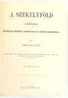 Orbán Balázs: Székelyföld leírása. Reprint kiadás, két kötetben. Csatári Dániel kísérőtanulmányával....