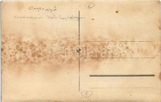 Gyergyó, Giurgeului; kirándulás kézi hajtányon vasutassal / family trip on handcar, railway. photo  ...