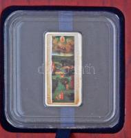 Tokelau 2016. 1$ Ag (2x) + 2$ Ag "Hieronymus Bosch: Az utolsó ítélet" szettben, fa dísztok...