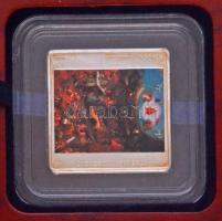 Tokelau 2016. 1$ Ag (2x) + 2$ Ag "Hieronymus Bosch: Az utolsó ítélet" szettben, fa dísztok...