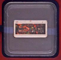 Tokelau 2016. 1$ Ag (2x) + 2$ Ag "Hieronymus Bosch: Az utolsó ítélet" szettben, fa dísztok...