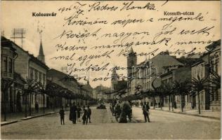 1906 Kolozsvár, Cluj; Kossuth utca / street