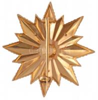 1976. "A Magyar Népköztársaság gyémántokkal ékesített Zászlórendje" zománcozott, aranyozot...