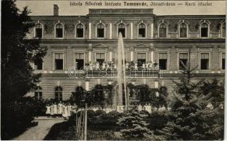 Temesvár, Timisoara; Józsefváros, Iskola Nővérek Intézete, kert / Iosefin, girl school's garden