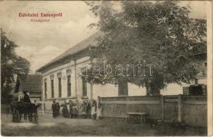 1912 Eszeny, Esen; községháza / town hall