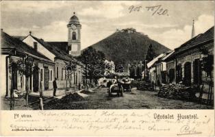1905 Huszt, Chust, Khust; Fő utca / main street (Rb)