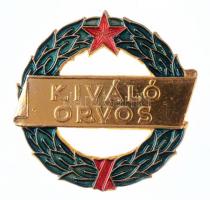 1984. "Kiváló Orvos" zománcozott jelvény (~25mm) T:1-