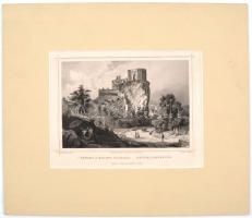 cca 1840-1860 Ludwig Rohbock (1820-1883)-J. Riegel: Beckó a keleti oldalról, Betzko, ostseite, Pest,...