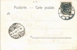 1904 Salzburg gegen den Untersberg und Stauffen s: F. Kulstrurik (EK)