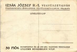 Mickey Mouse playing on the piano. Klösz early Disney art postcard (Izsák József Rt. vegyészeti gyár...