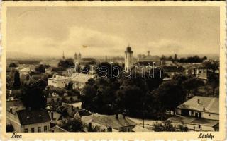 1939 Léva, Levice; látkép, templom / general view, church (EK)