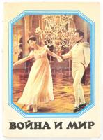 "Háború és béke" gyufacímke sorozat, orosz nyelven, gyufákkal, eredeti dobozban, 16 db, 25...