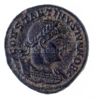 Római Birodalom / Antiochia / II. Constantinus 330-335. Follis Br (2,51g) T:2 Roman Empire / Antioch / Constantinus II 330-335. Follis Br &quot;CONSTANTINVS IVN NOB C / GLOR-IA EXERC-ITVS - SMANS&quot; (2,51g) C:XF RIC VII 87 S