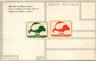 Mentsétek meg Magyarországot! Országos Propaganda Bizottság / S.O.S.! People of the West! Save us! H...