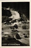 1937 Tátra, Magas-Tátra, Vysoké Tatry; Vel. Studenovod. vodopád / Nagy-Tarpataki vízesés / waterfall. photo
